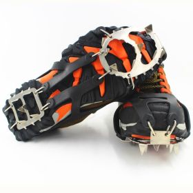 Reinforced Large-tooth Non-slip Shoes (Option: Black-36)