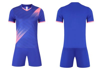 Soccer Suit Quick Dry Competition Training (Option: Color blue light plate-M)