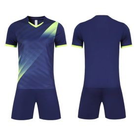 Soccer Suit Quick Dry Competition Training (Option: Royal blue light plate-5XL)