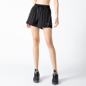 Fashionable New Sports Shorts For Women (Option: black-M)
