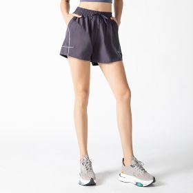 Fashionable New Sports Shorts For Women (Option: Purple-M)